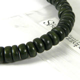 Wooden 8mm Round x 4mm Thick Rondelle Spacer Natural Wood Beads~Sold by the Strand