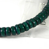 Wooden 8mm Round x 4mm Thick Rondelle Spacer Natural Wood Beads~Sold by the Strand