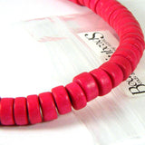 Wooden 8mm Round x 4mm Thick Rondelle Spacer Natural Wood Beads~Sold by the Strand