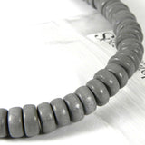 Wooden 8mm Round x 4mm Thick Rondelle Spacer Natural Wood Beads~Sold by the Strand