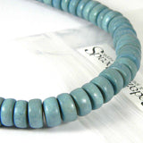 Wooden 8mm Round x 4mm Thick Rondelle Spacer Natural Wood Beads~Sold by the Strand