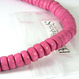Wooden 8mm Round x 4mm Thick Rondelle Spacer Natural Wood Beads~Sold by the Strand