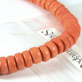 Wooden 8mm Round x 4mm Thick Rondelle Spacer Natural Wood Beads~Sold by the Strand