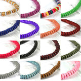 Wooden 8mm Round x 4mm Thick Rondelle Spacer Natural Wood Beads~Sold by the Strand